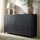Lark Blue 6 Drawer Dresser