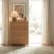 Nora Light Natural 5 Drawer Tall Dresser