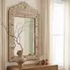 Vivienne Wood and Bone Inlay Mirror