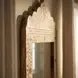 Vivienne Wood and Bone Inlay Mirror