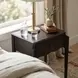Wilshire Black Nightstand