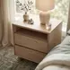 Halmstad Blonde Oak 2 Drawer Nightstand