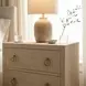 Bar Harbor Natural Raffia 3 Drawer Nightstand