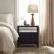 Nora Antique Coffee 2 Drawer Wide Nightstand