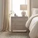 Nora Antique Taupe 3 Drawer Nightstand