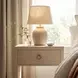 Bar Harbor neutral Raffia Nightstand