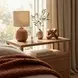Lark neutral Mango 2 Drawer Nightstand