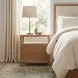 Nora Light Neutral 2 Drawer Wide Nightstand