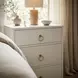 Lark White 3 Drawer 35" Nightstand