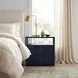 Lark Navy Blue 2 Drawer Nightstand