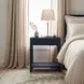Lark Navy Blue 1 Drawer Nightstand