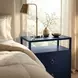 Lark Navy Blue 2 Drawer Nightstand
