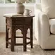 Bone Inlay 20" Wood Accent Table