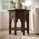 Bone Inlay 20" Wood Accent Table