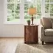 Lawrie Masterpiece Olive Ash Burl Drum Table