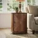 Lawrie Masterpiece Olive Ash Burl Drum Table