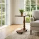 Mabry Medium Brown Mobile Tray Table