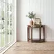 Ranthore Dark Brown Demilune Console Table