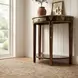 Ranthore Dark Brown Demilune Console Table