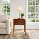 Wilshire Olive Ash Burl Accent Table
