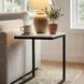 Lawler White and Black End Table