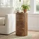 Liam Light Brown Wood Storage End Table
