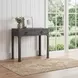 Chatham Charcoal Raffia Console Table