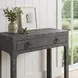 Chatham Charcoal Raffia Console Table
