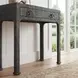 Chatham Charcoal Raffia Console Table