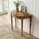 Chester Traditional Burl Console Table