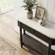 Danielle Washed Black And White Marble Console Table