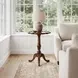 Masterpiece Dansby Vintage Oak Pedestal Table