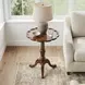 Masterpiece Dansby Vintage Oak Pedestal Table