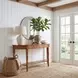 Astor Traditional Burl Console Table