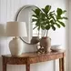 Astor Traditional Burl Console Table