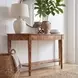 Astor Traditional Burl Console Table