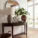 Astor Dark Burl Console Table
