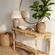 Astor Light Burl Console Table