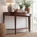 Masterpiece Astor Nutmeg Demilune Console Table