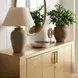 Francois Gold Leather Buffet
