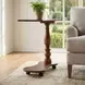 Mabry Medium Brown Mobile Tray Table