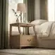Mabel Marble Sandalwood Beige Nightstand