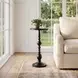Darien Golden Bronze Pedestal Side Table