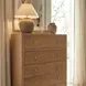 Nora Light Natural 5 Drawer Tall Dresser