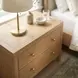Nora Light Neutral 2 Drawer Wide Nightstand