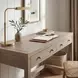 Nora Light Oak 2 Drawer Writing Desk