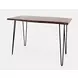 Nature's Edge Chestnut and Dark Brown Upholstered 5 Piece Counter Height Dining Set