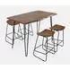 Nature's Edge Chestnut 5 Piece Counter Height Dining Set