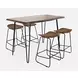 Nature's Edge Chestnut 5 Piece Counter Height Dining Set