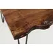 Nature's Edge Chestnut and Slate Blue Upholstered 7 Piece Dining Set